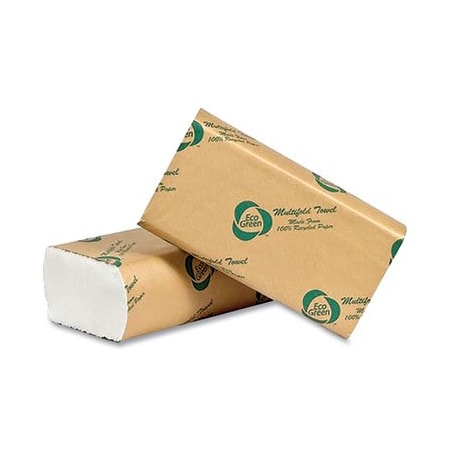 American Paper Converting Multifold Paper Towels, 1-ply Ply, White EW416